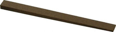 Made in USA - 5/16" Wide x 4" OAL, Aluminum Oxide Sharpening Stone - Flat Tapered, Medium Grade, 220 Grit - Makers Industrial Supply