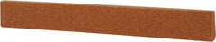 Made in USA - 7/16" Wide x 4" OAL, Aluminum Oxide Sharpening Stone - Oval Tapered, Fine Grade, 320 Grit - Makers Industrial Supply