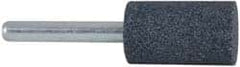 Grier Abrasives - 3/4 x 1-1/4" Head Diam x Thickness, W206, Cylinder, Aluminum Oxide Mounted Point - Makers Industrial Supply