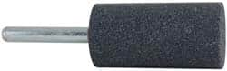 Grier Abrasives - 1 x 2" Head Diam x Thickness, W222, Cylinder, Aluminum Oxide Mounted Point - Makers Industrial Supply