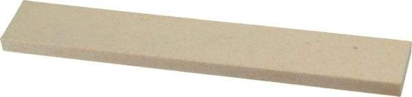 Norton - 120 Grit Aluminum Oxide Rectangular Roughing Stone - Fine Grade, 1" Wide x 6" Long x 1/4" Thick - Makers Industrial Supply