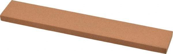 Norton - 180 Grit Aluminum Oxide Rectangular Roughing Stone - Very Fine Grade, 1" Wide x 6" Long x 1/4" Thick - Makers Industrial Supply