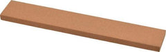 Norton - 180 Grit Aluminum Oxide Rectangular Roughing Stone - Very Fine Grade, 1" Wide x 6" Long x 1/4" Thick - Makers Industrial Supply