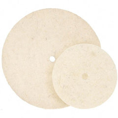 WALTER Surface Technologies - 7" Diam, Unmounted Buffing Wheel - Hook & Loop Felt Disc, High Density Density - Makers Industrial Supply