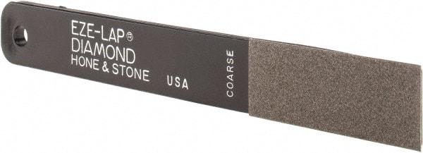 Eze Lap - Coarse, 2" Length of Cut, Single End Diamond Hone - 250 Grit, 3/4" Wide x 3/16" High - Makers Industrial Supply