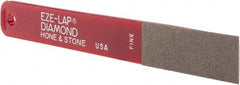 Eze Lap - Fine, 2" Length of Cut, Single End Diamond Hone - 600 Grit, 3/4" Wide x 3/16" High - Makers Industrial Supply