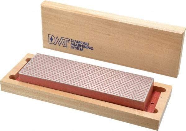 DMT - 8" Long x 2-5/8" Wide x 1-1/4" Thick, Diam ond Sharpening Stone - Rectangle, 600 Grit, Fine Grade - Makers Industrial Supply