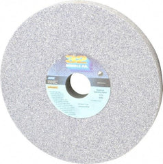 Norton - 8" Diam x 1-1/4" Hole x 3/4" Thick, H Hardness, 46 Grit Surface Grinding Wheel - Aluminum Oxide, Type 1, Coarse Grade, 3,105 Max RPM, Vitrified Bond, No Recess - Makers Industrial Supply