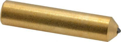 Norton - 1/4 Carat Single Point Diamond Dresser - 2" Long x 7/16" Shank Diam - Makers Industrial Supply