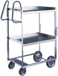 Lakeside - 300 Lb Capacity, 19" Wide x 31-1/8" Long x 34-1/8" High Ergonomic Utility Cart - Makers Industrial Supply