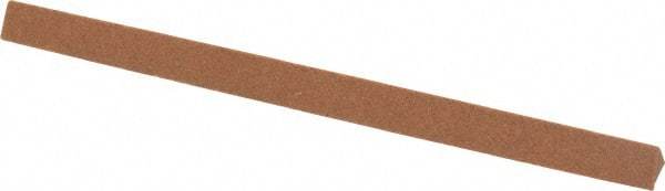 Norton - 4" Long x 1/4" Wide x 1/4" Thick, Aluminum Oxide Sharpening Stone - Triangle, Medium Grade - Makers Industrial Supply