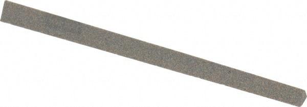 Norton - 4" Long x 1/4" Wide x 1/4" Thick, Aluminum Oxide Sharpening Stone - Triangle, Coarse Grade - Makers Industrial Supply