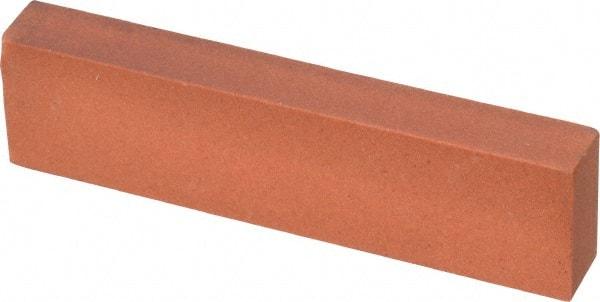 Norton - 4" Long x 1" Wide x 1/2" Thick, Aluminum Oxide Sharpening Stone - Rectangle, Fine Grade - Makers Industrial Supply