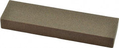 Norton - 4" Long x 1" Wide x 1/2" Thick, Aluminum Oxide Sharpening Stone - Rectangle, Coarse Grade - Makers Industrial Supply