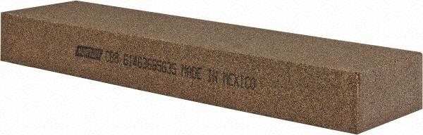 Norton - 8" Long x 2" Wide x 1" Thick, Aluminum Oxide Sharpening Stone - Rectangle, Coarse Grade - Makers Industrial Supply