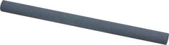 Norton - 4" Long x 1/4" Diam x 1/4" Thick, Silicon Carbide Sharpening Stone - Round, Fine Grade - Makers Industrial Supply