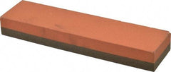 Norton - 8" Long x 2" Wide x 1" Thick, Aluminum Oxide Sharpening Stone - Rectangle, Coarse, Fine Grade - Makers Industrial Supply