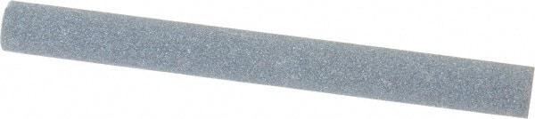 Norton - 4" Long x 3/8" Diam x 3/8" Thick, Silicon Carbide Sharpening Stone - Round, Medium Grade - Makers Industrial Supply