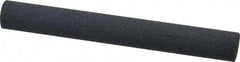 Norton - 4" Long x 1/2" Diam x 1/2" Thick, Silicon Carbide Sharpening Stone - Round, Medium Grade - Makers Industrial Supply