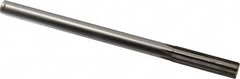 Made in USA - 0.604" Carbide-Tipped 6 Flute Chucking Reamer - Makers Industrial Supply