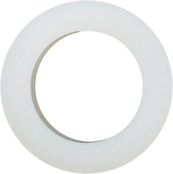 Made in USA - 5/16" Screw, Grade 6/6 Nylon Standard Flat Washer - 8.05mm ID x 1/2" OD, 3.18mm Thick - Makers Industrial Supply