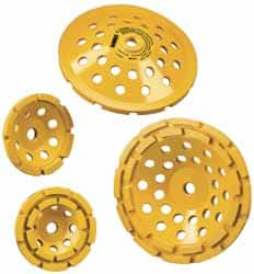 DeWALT - 4" Diam, Surface Grinding Wheel - Diamond, 15,000 Max RPM - Makers Industrial Supply