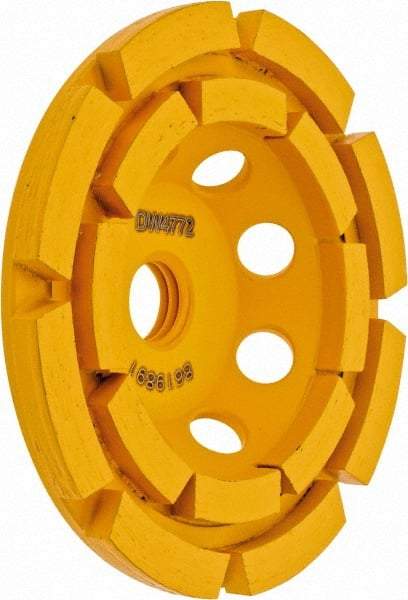 DeWALT - 4" Diam, Surface Grinding Wheel - Diamond, 15,000 Max RPM - Makers Industrial Supply