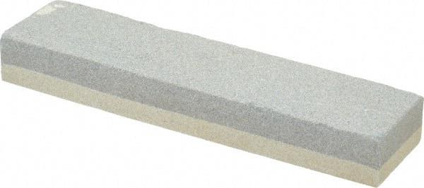 Value Collection - 8" Long x 2" Wide x 1" Thick, Aluminum Oxide Sharpening Stone - Rectangle, 120/240 Grit, Fine, Very Fine Grade - Makers Industrial Supply