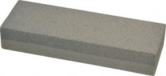 Value Collection - 6" Long x 2" Wide x 1" Thick, Aluminum Oxide Sharpening Stone - Rectangle, 120/240 Grit, Fine, Very Fine Grade - Makers Industrial Supply