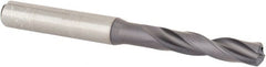 Kennametal - 1/4" 140° Spiral Flute Solid Carbide Screw Machine Drill Bit - Makers Industrial Supply