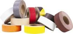 NMC - Gray Solid Color Anti-Slip Vinyl Tape - 6" Wide x 60' Long x 0.02" Thick, General Traffic - Makers Industrial Supply