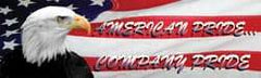 NMC - American Pride - Company Pride, 120 Inch Long x 36 Inch High, Safety Banner with Graphic - Graphic Shows Leaf, Polyethylene, English, Printed on 1 Side - Makers Industrial Supply