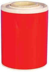 NMC - 984" Long, Red Vinyl Tape - For UDO LP400 Label Printer - Makers Industrial Supply