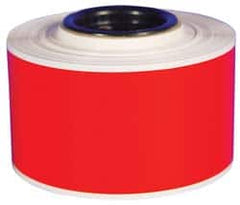 NMC - 984" Long, Red Vinyl Tape - For UDO LP400 Label Printer - Makers Industrial Supply