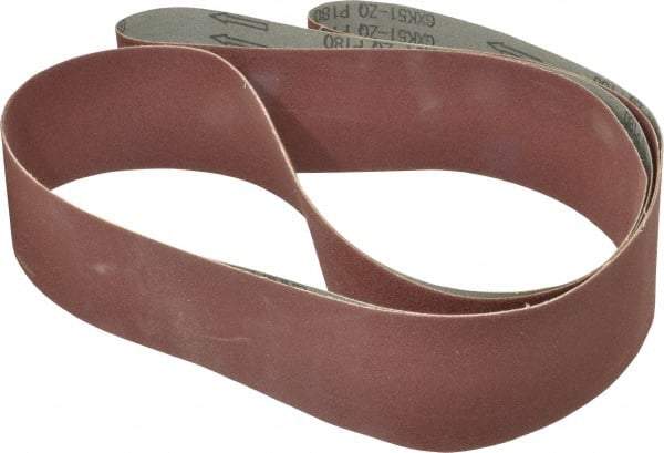 Tru-Maxx - 3" Wide x 132" OAL, 180 Grit, Aluminum Oxide Abrasive Belt - Aluminum Oxide, Very Fine, Coated - Makers Industrial Supply