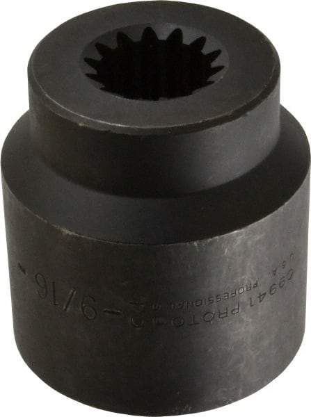 Proto - #5 Spline Drive, 2-9/16" Socket, Impact Socket - 6 Points, 4-3/8" OAL - Makers Industrial Supply