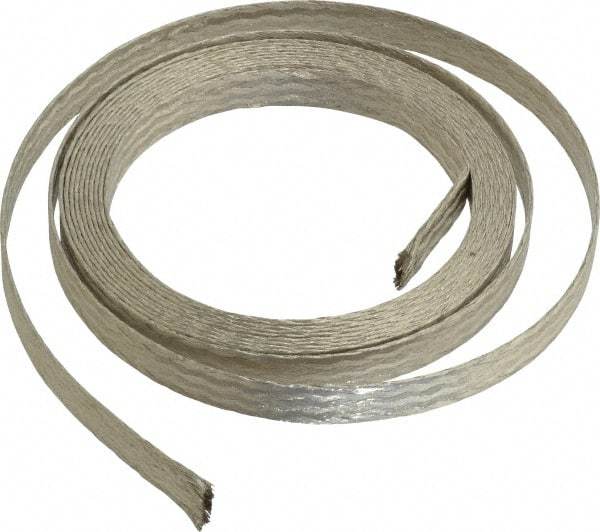 3M - 25 AWG, 1/2 Inch Diameter, 15 Ft., Braid, Grounding Wire - Copper - Makers Industrial Supply