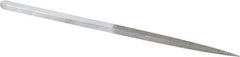 Strauss - 8-1/2" OAL Medium Square Needle Diamond File - 1/4" Wide x 1/4" Thick, 4-3/8 LOC, 126 Grit - Makers Industrial Supply