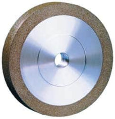 Strauss - 6" Diam x 1" Hole x 1" Thick, 80/100 Grit Surface Grinding Wheel - Diamond, Type 1A1, Medium/Fine Grade, 6,500 Max RPM - Makers Industrial Supply