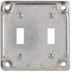 Cooper Crouse-Hinds - Electrical Outlet Box Steel Square Surface Cover - Makers Industrial Supply