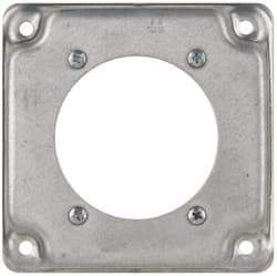 Cooper Crouse-Hinds - Electrical Outlet Box Steel Square Surface Cover - Makers Industrial Supply