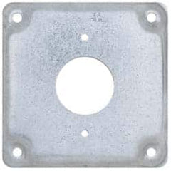 Cooper Crouse-Hinds - Electrical Outlet Box Steel Square Surface Cover - Makers Industrial Supply