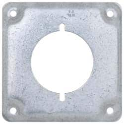 Cooper Crouse-Hinds - Electrical Outlet Box Steel Square Surface Cover - Makers Industrial Supply