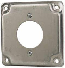 Cooper Crouse-Hinds - Electrical Outlet Box Steel Square Surface Cover - Makers Industrial Supply