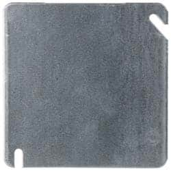 Cooper Crouse-Hinds - Electrical Outlet Box Steel Square Cover - Makers Industrial Supply