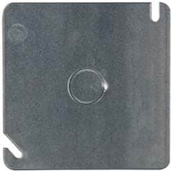 Cooper Crouse-Hinds - Electrical Outlet Box Steel Square Cover - Makers Industrial Supply