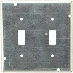 Cooper Crouse-Hinds - Electrical Outlet Box Steel Square Surface Cover - Makers Industrial Supply