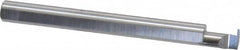 Accupro - 0.0175" Groove Width, 0.187" Min Hole Diam, 1/4" Max Hole Depth, Retaining Ring Grooving Tool - 0.05" Projection, 1-3/4" Shank Length, 2" OAL, Solid Carbide, Bright Finish - Exact Industrial Supply