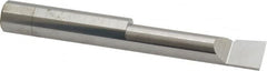 Accupro - 0.49" Min Bore Diam, 2" Max Bore Depth, 1/2 Shank Diam, Boring Bar - Right Hand Cut, Solid Carbide, Bright Finish - Exact Industrial Supply