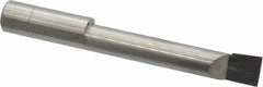 Accupro - 0.49" Min Bore Diam, 2.6" Max Bore Depth, 1/2 Shank Diam, Boring Bar - Right Hand Cut, Solid Carbide, Bright Finish - Exact Industrial Supply